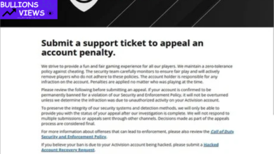 Activision Ban Appeal